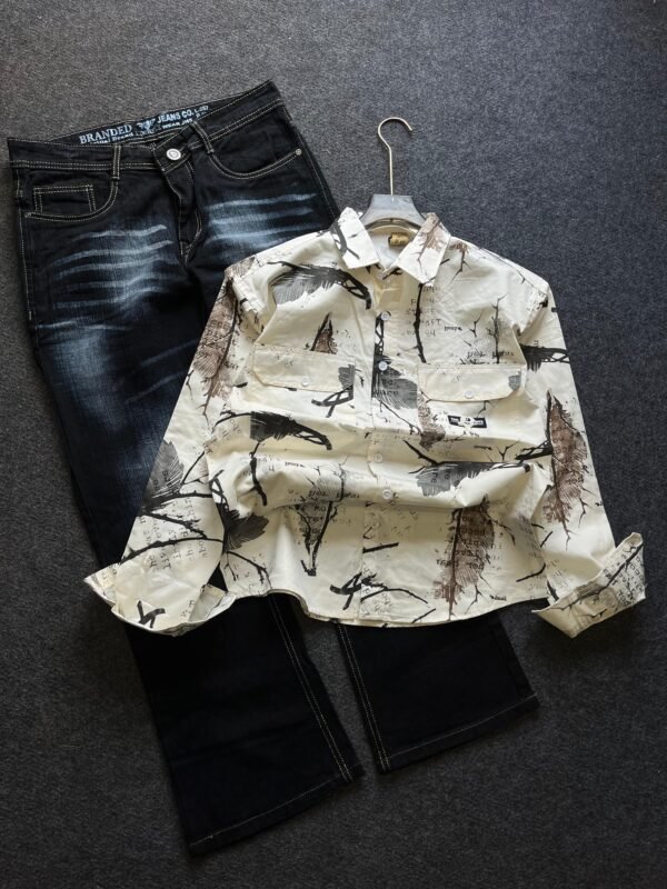 IMP SHIRT WITH BOOTCUT JEANS